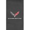 Dreamseat Silver Sofa with Corvette C7 Logo XZ7759001SOCDBK-PSGMC61030 - alternate 2